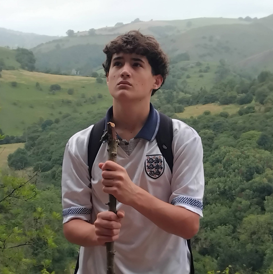 Jake Peskett outdoors in the Surrey Hills